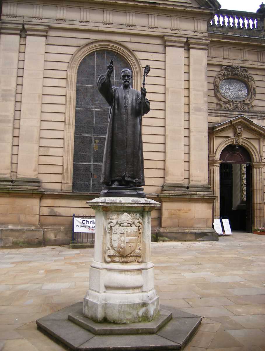 Charles Gore statue Cathedral Square